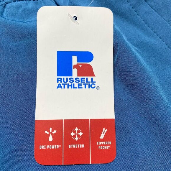 Russell Athletic 2 in 1 Performance 7” Inseam Short Inner Liner Men’s Blue M NWT - Picture 13 of 14